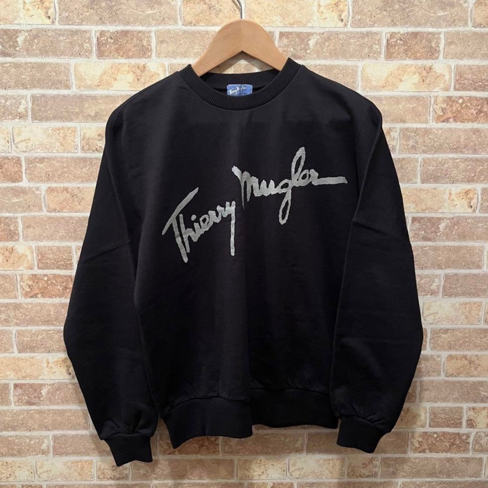 EXTREAMLY RARE Mugler signature pull over sweatshirt